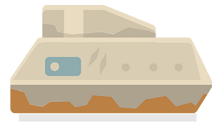 Beige tank body