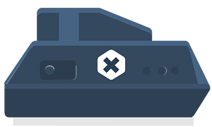 Blue tank body