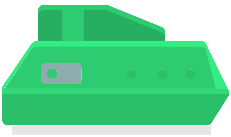 Green tank body