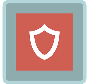 Red shield tile