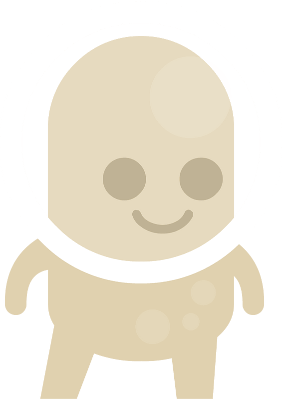 Beige alien