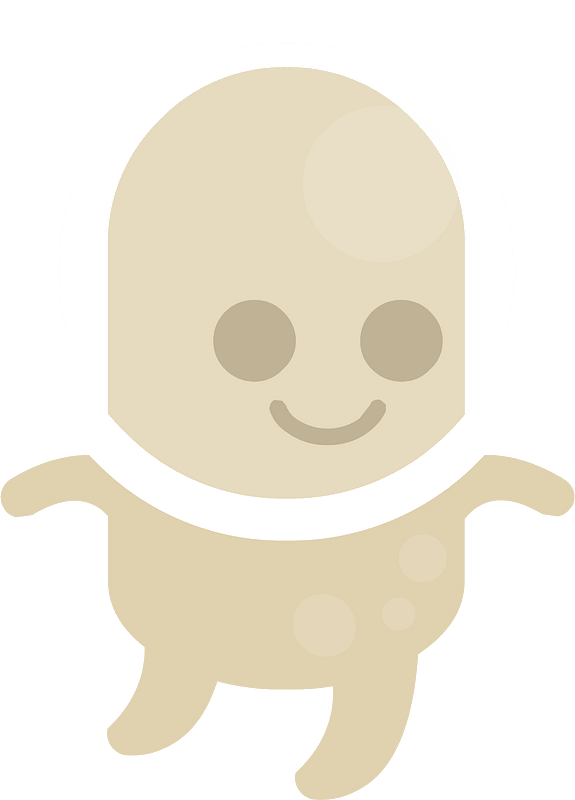 Beige alien