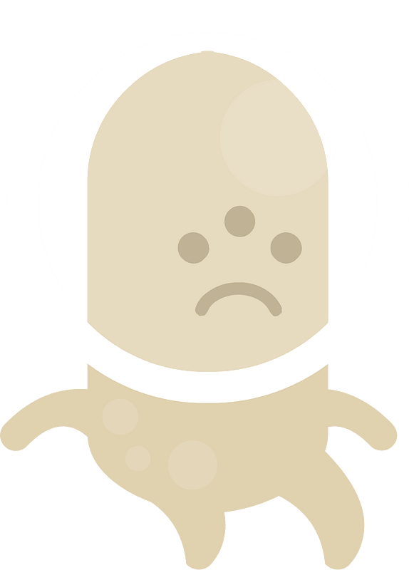 Beige alien