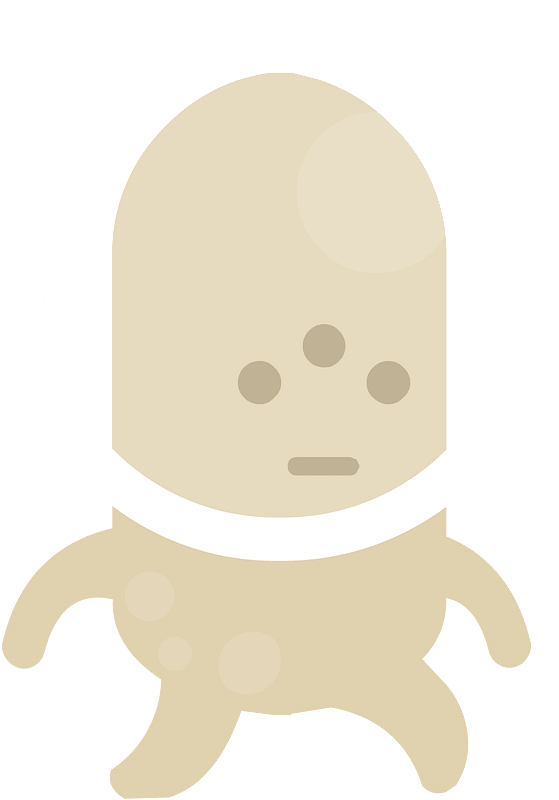 Beige alien