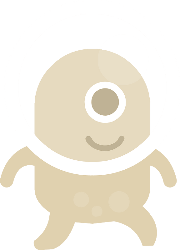 Beige alien