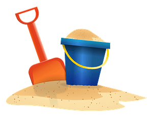 Beach Shovel and Bucket