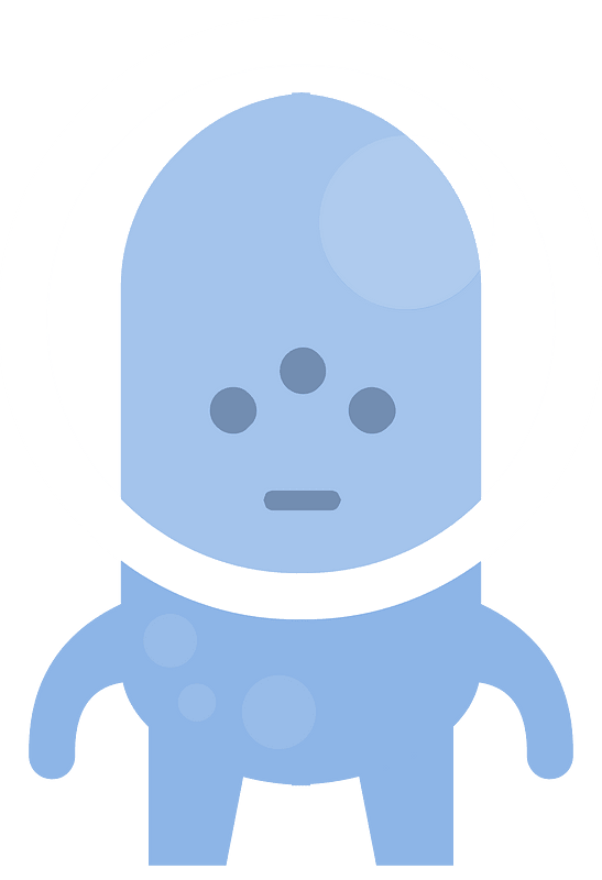 Blue alien