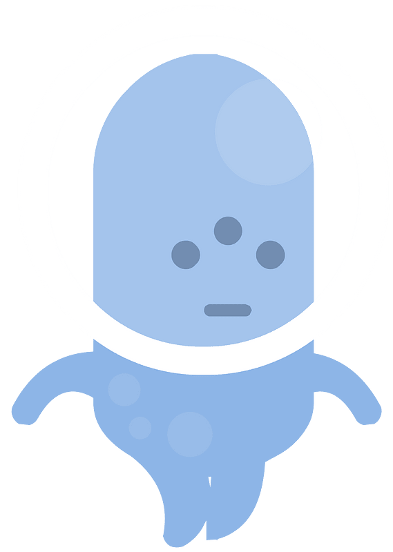 Blue alien
