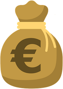 Money bag - European Euro