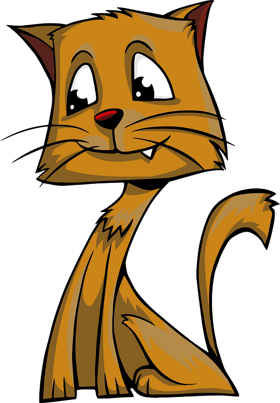 Brown Smiling Cat