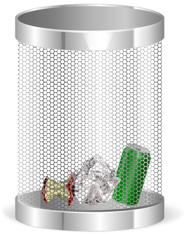 Wire Trash Bin