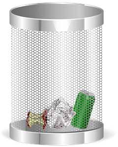 Wire Trash Bin