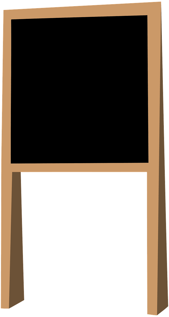 Simple Blackboard Stand