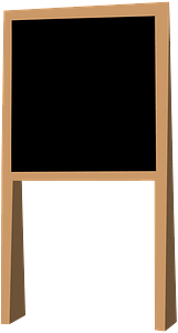 Simple Blackboard Stand