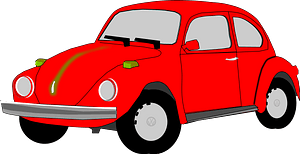 Red Volkswagen Bug