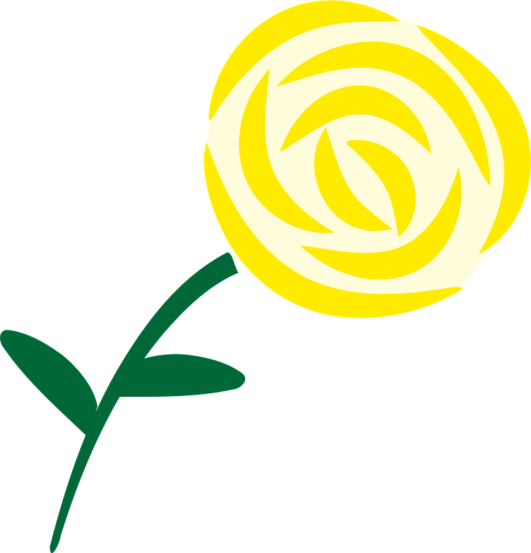 Yellow Flower on the Stem
