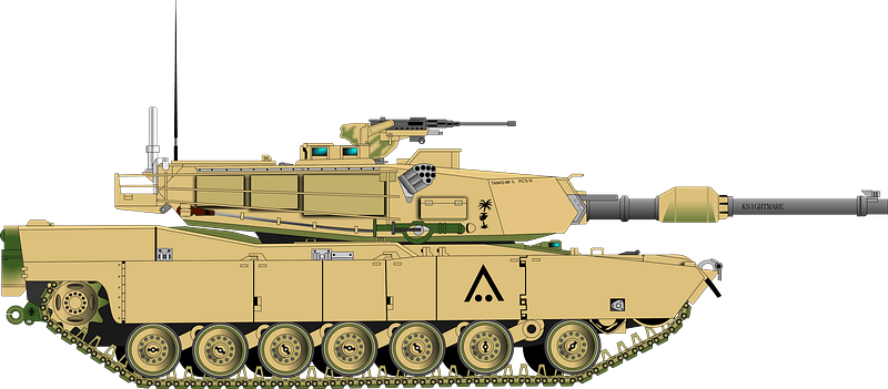 M1 A1 Abrams - Free vector clipart images on creazilla.com