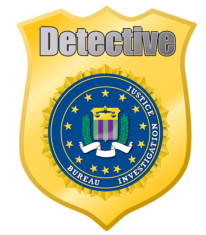 Police Detective Badge - Free vector clipart images on creazilla.com