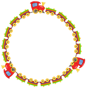 Circular Train Frame