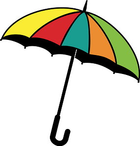 Colorful Open Umbrella