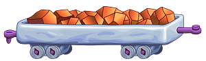 Flatbed train car