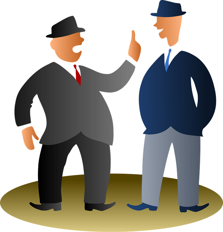 Two Office Guys Talking