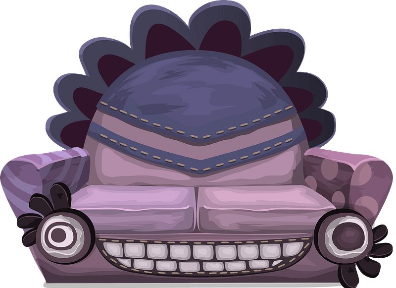 Scion of Purple Loveseat