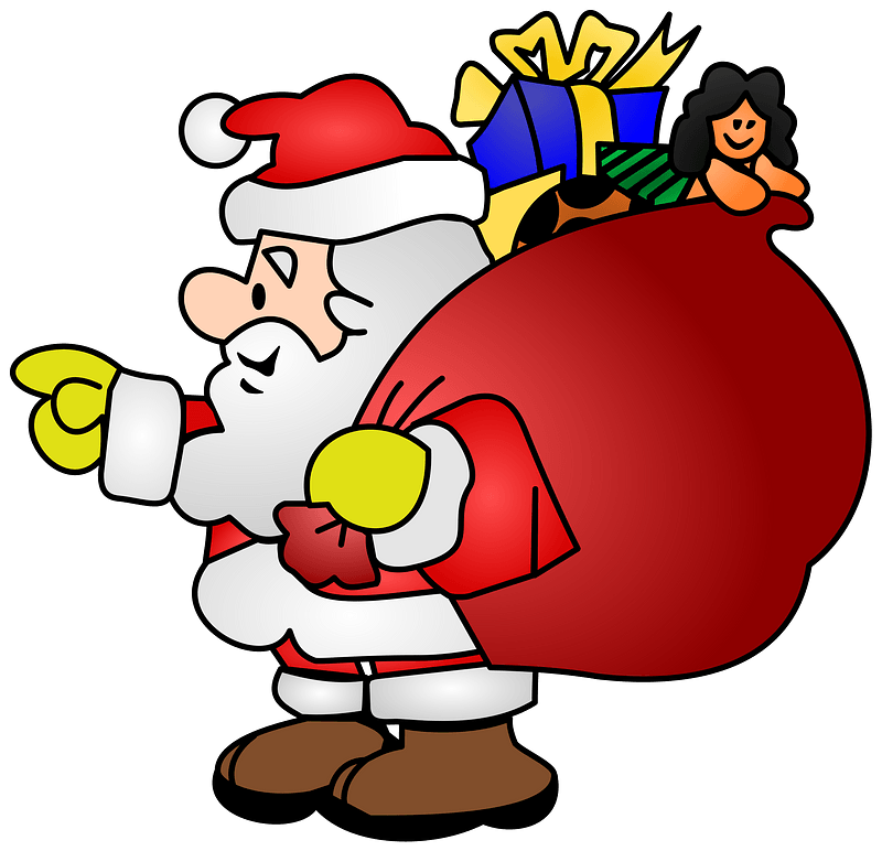 Santa Claus with Sack