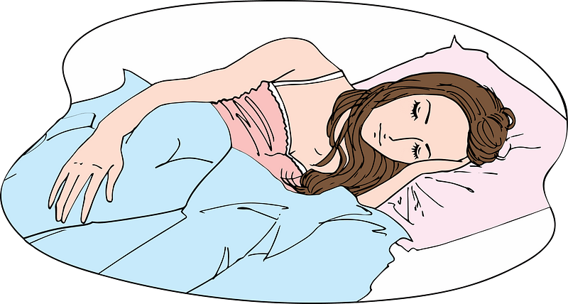 Sleeping woman