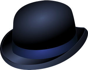 Black Bowler Hat