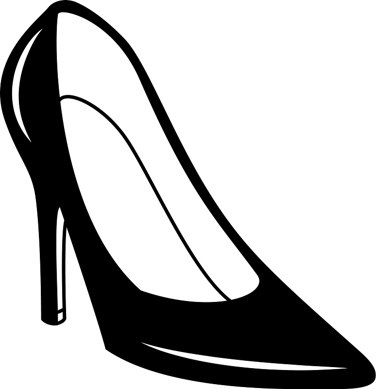 Black High Heel Shoe
