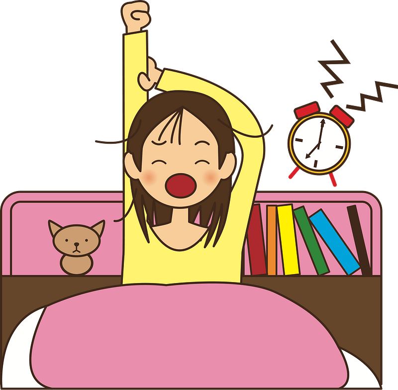 Girl Waking up 