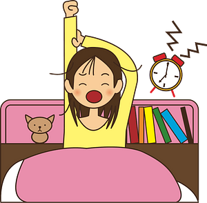 Girl Waking up 