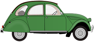 Green Volkswagen Beetle