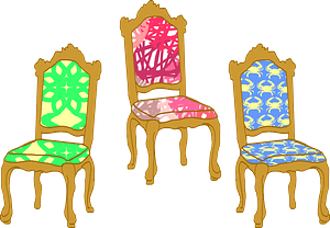 Three Decorative Chairs