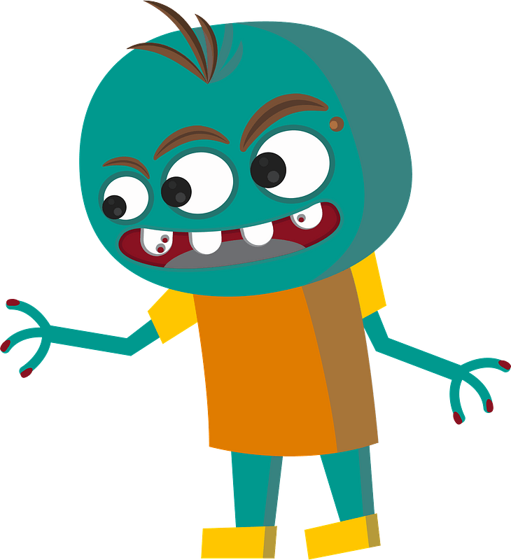 3 Eyed Monster - Free vector clipart images on creazilla.com