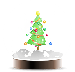 Christmas Tree Snow Globe