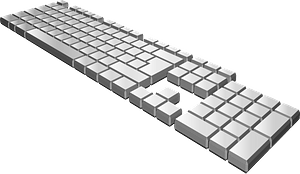 3D Computer Keyboard