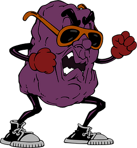 Angry California Raisin