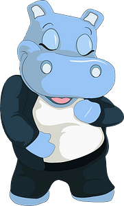 Anthropomorphic Hippo