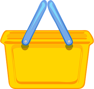 Yellow Shopping Basket