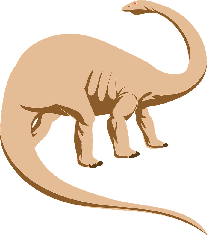 Tan Brontosaurus