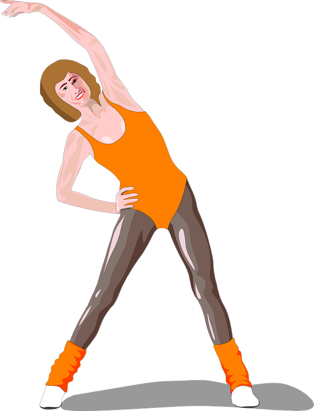 Woman Stretching for Fitness