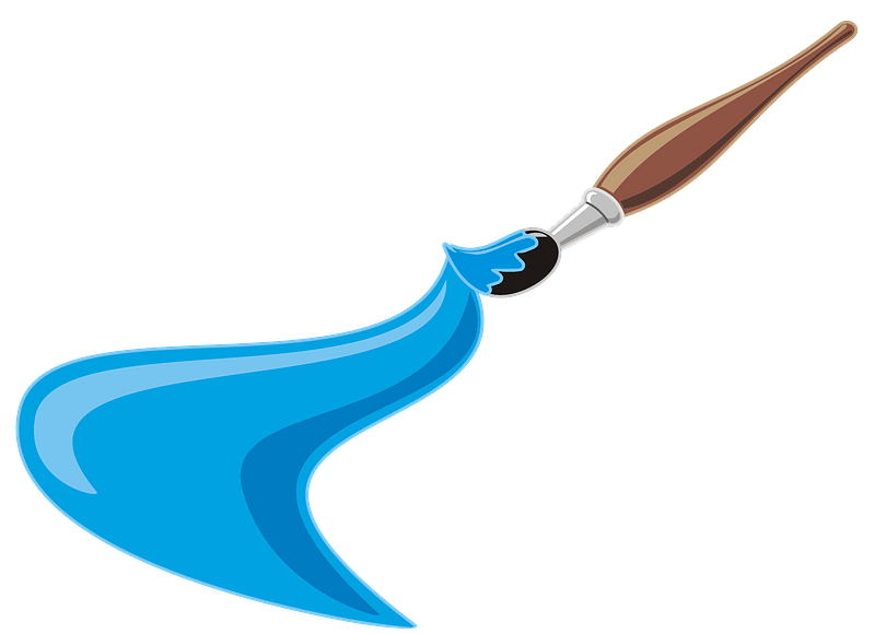 Artists Brush and Paint