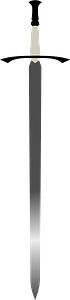 Celtic Sword - Black and White