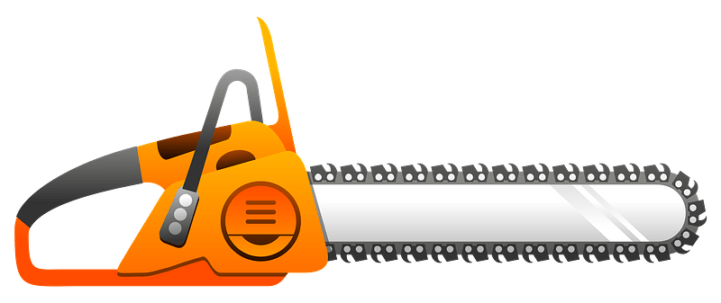 Orange Chainsaw