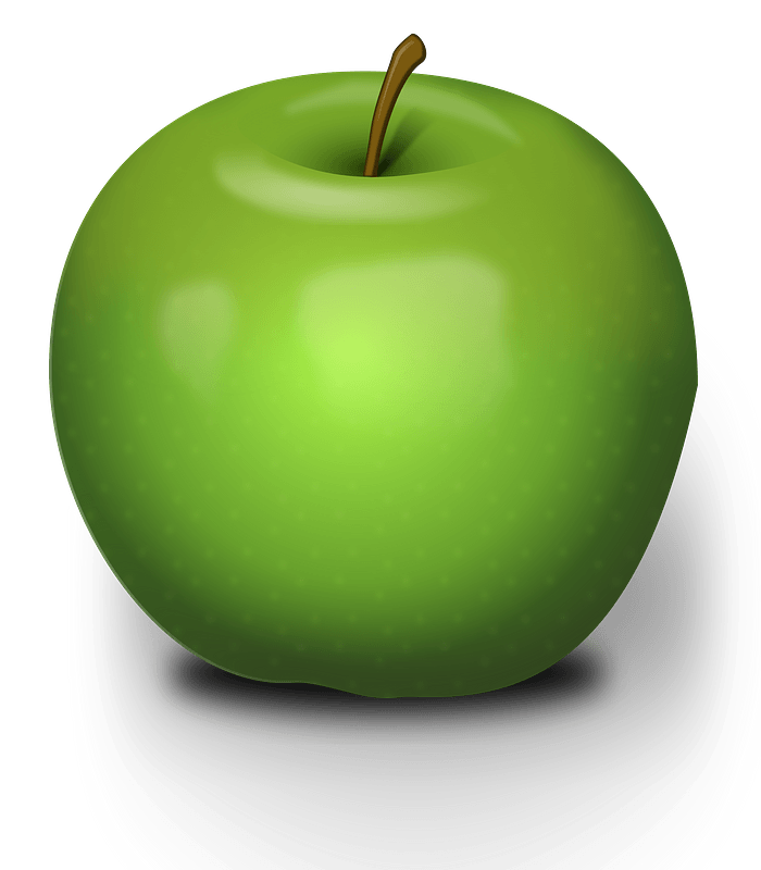 Realistic Green Apple