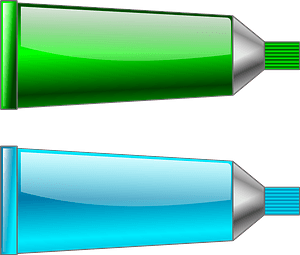 Color Tube - Green and Cyan