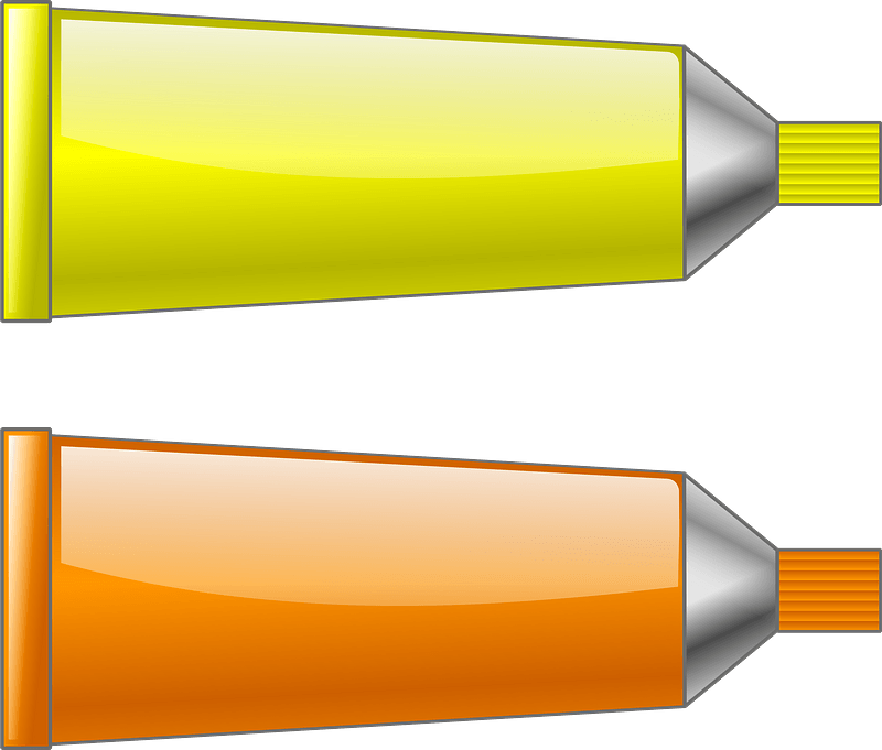 Color Tubes- Yellow and Orange