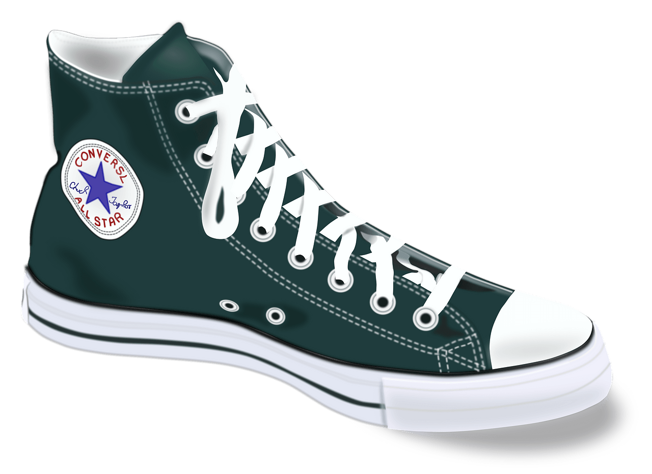 Converse Chuck Taylor All Star High Top Shoe Free vector clipart images on creazilla